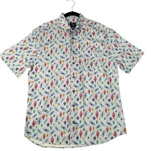 Johnnie-O Sedona Top Shelf Southwest Casual Preppy Fun Vacation Shirt - Sz M
